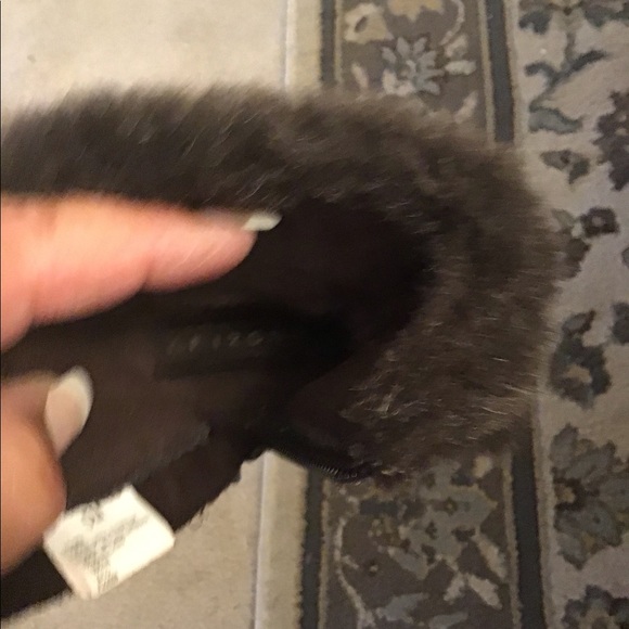 Arizona brown suede boots with pompous size 5 suede flowers warm school … - Picture 8 of 12